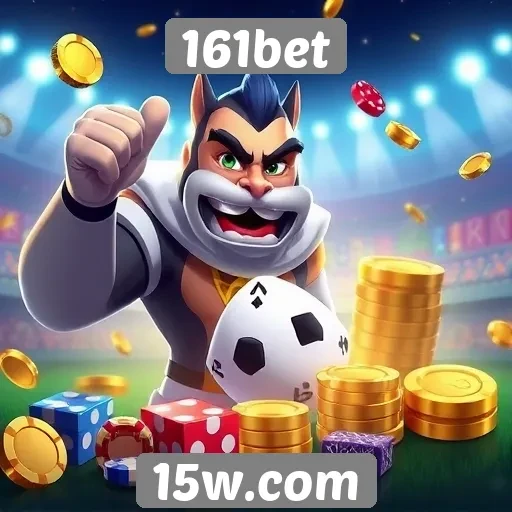 Visão geral das opções de jogos no site 161bet